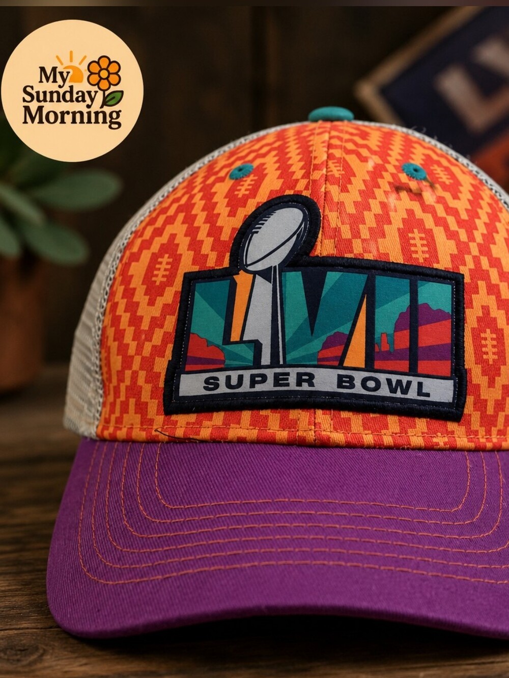 Super Bowl LVII Trucker Hat NFL Chiefs Eagles Arizona Snapback Cap